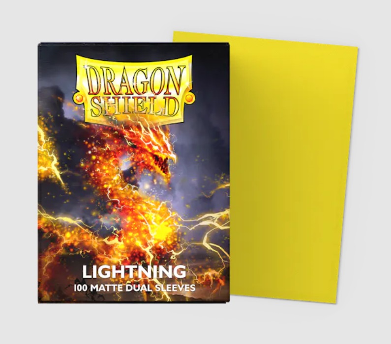 Dragon Shield Matte Dual Card Sleeves (100) Standard Size - Lightning